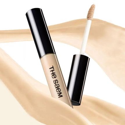 Full-coverage Liquid Concealer Stick Invisible Pores Flaw Concealment Skin Brightening Concealer Long Lasting Korean Cosmetics
