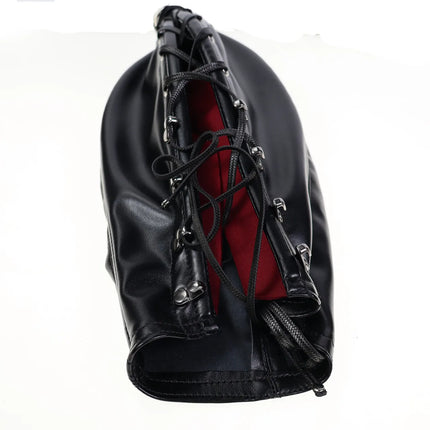 BDSM Puppy Play K9 Bondage Kit Fully enclosed Hood Binding band Mouth Ball Role-Playing Mask