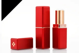 10/30/50/100pcs 12.1mm Four Leaf Clover Lipstick Tube Square DIY Lip Balm Tube Convenient Travel Tools Refillable Bottles