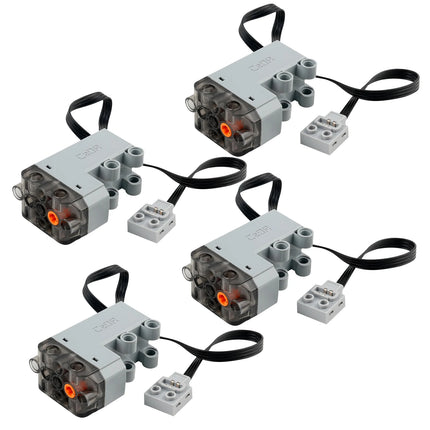 CaDA Technical Motor Parts Upgrade M/L Servo Motor Building Blocks Car Model Power Mechanical Compatible with Legoeds DIY Toys