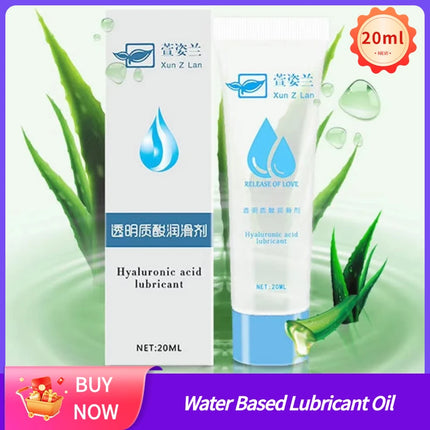 20ML Water Based Lubricant Oil For Sex Mini Anal Sexy Lubricants Oral Gel Hyaluronic Acid Sex Lube Oil Body Lubricant For 18+