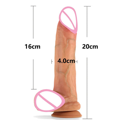 Huge Dildo Realistic Silicone Big Penis Flexible Dick Suction Cup Vaginal Masturbator G-spot Stimulator Anal Sex Toys For Women