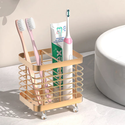 Toothbrush Holders for Bathroom Stainless Steel Electric Toothbrush Holder Wall Mounted Shower Toothbrush Toothpaste Holder