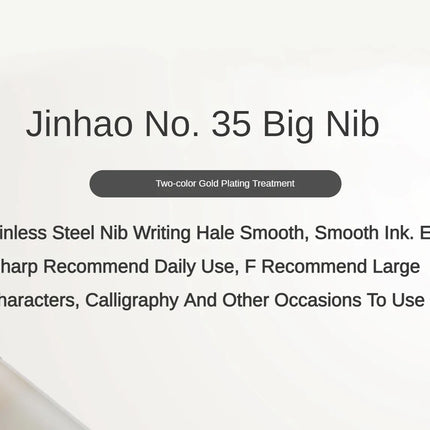 JINHAO 100 Acrylic Fountain Pen Beautiful Green Gift Pen EF/F/M with Converter Writing Office School Supplies Stationery