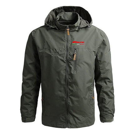 Men's Fantic Motor Logo Print 2026 Spring And Autumn Double-layer Zipper Hoodie Fashionable Jacket Mew Sports Coat Jacket