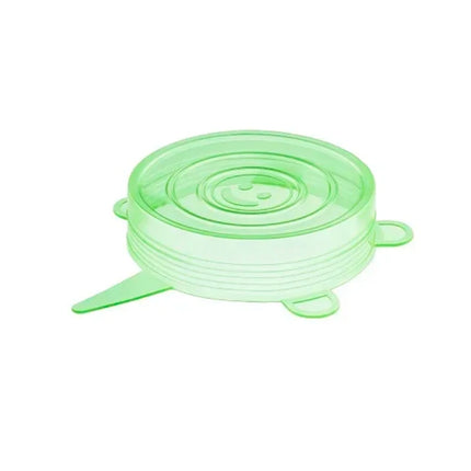 Silicone Can Covers Small Silicone Stretch Lids 6p Silicone Jar Lids Food Safe Lids for Yogurt Jars Bowls 2.6 Inch