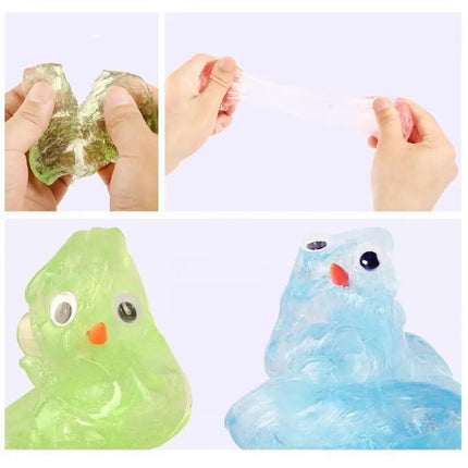 Colorful Non-Newtonian liquid decompression toys Children Transparent Elastic Modeling Compound Non Toxic Creative Crafts