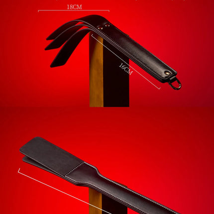 BDSM Spanking Kit,Flogger Whip Riding Crop & Leather Paddle,Impact Play Sex Toys for Couples Punishment Game Adult Punishment