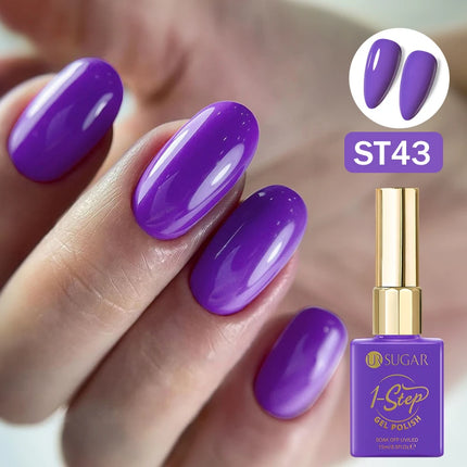 UR SUGAR 15ml 1 Step Gel Polish 3 IN 1 Red Pink Glossy Nail Soak Off LED UV Gel Nail Varnishes No Need Base Gel and Top Coat