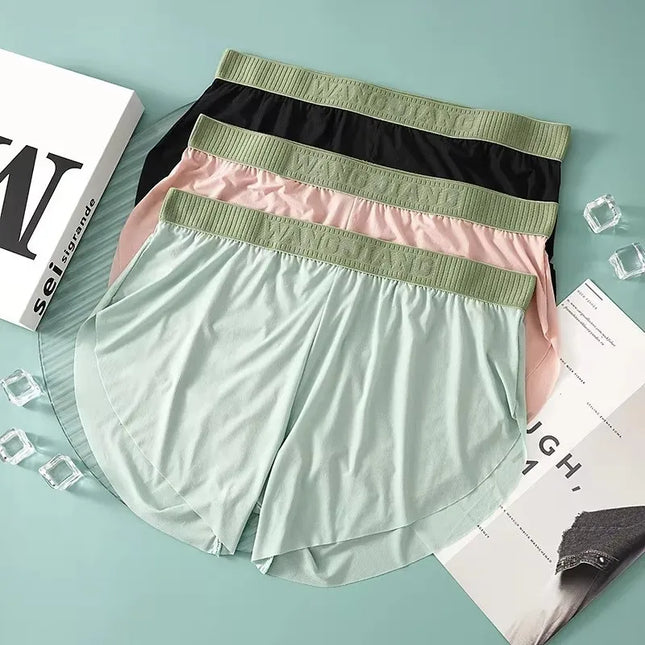 Men's Boxer Shorts Plus Size Ice Silk Underwear Comfortable Loose Breathable Men's Underwear Shorts Youth