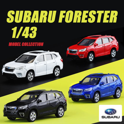 2025 1/43 Scale Subaru Forester WRX STI Sports Cars Alloy Diecast Metal Classic Model Toy Kid Exquisite Gift Collection Decorati