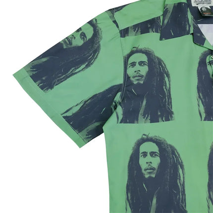 Film Character Printing Hip Hop Wacko Maria Shirt Men Women Loose High Street Top Black White Short Sleeve Shirts