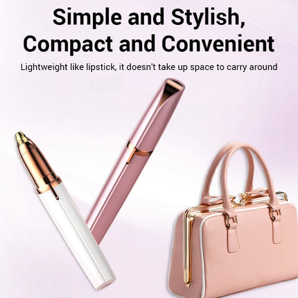 New Electric Facial Eyebrow Trimmer Lipstick Shape Painless Areas Bikini Depilator Shaver Care For Women Makeup