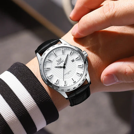 OPK Brand Men's Wristwatch Calendar Display Stainless Steel 6037