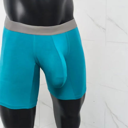 Men's Modal ABCD Boxer Briefs With Big Pouch Breathable Anti-Chafe Sport Trunks Men's Sexy Bugle Enhancing U Conxex Underpant