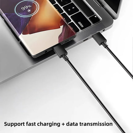 5PCS PD 100W USB Type C to C Fast Charge Cable for Samsung S22 S23 S24 S25 Plus Note Ultra A53 A54 Charging Data Cable