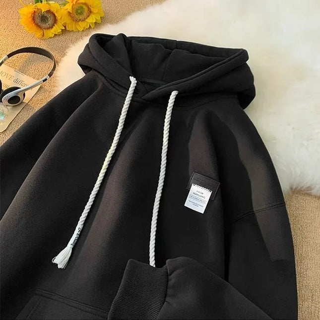 【M-8XL Hoodies】Men Oversized Fashion Loose Anime Crayon Shinchan Print Long Sleeve Couple Clothes