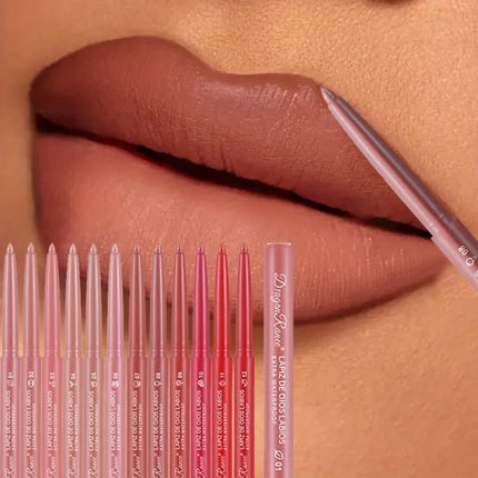 Lip Liner Lipstick Pen Waterproof Lasting Hook Line Lip Pen Matte Beginner Automatic Lips Liner Bean Paste Lip Contour Cosmetics