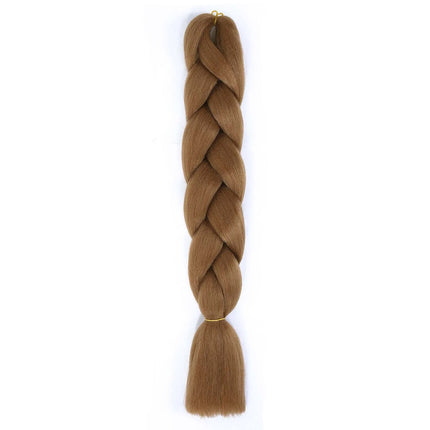 Synthetic 24Inch Purple Braiding Hair Extensions for Crochet Braids DIY Jumbo Ponytail Braid,Ru Mi Hairstyle,Multi-colored Hair