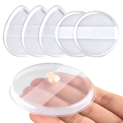 Soft Silicone Gel Powder Puff Sponge For Cosmetic Face Foundation BB Cream No Powder Eating Powder Cosmetic Puff Makeup Tools