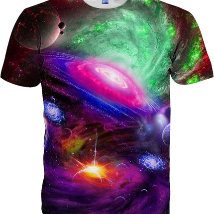 Mens Women Shirts 3D Printed T-Shirt Unisex Casual Short Sleeve Tops Tees for Adult