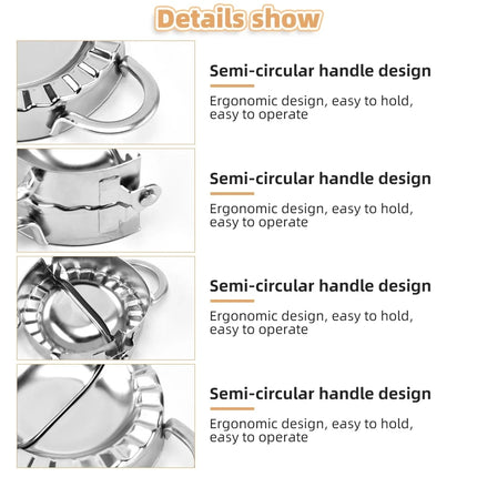 Stainless Steel Dumplings Tool Dumpling Mold Household Manual Press  Kitchen Pastry Baking Dumpling Maker Accessories