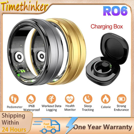 Smart Ring R06 Health Monitor Blood Pressure Sleep Heart Rate Waterproof Smart Rings Multiple sports modes For Xiaomi IOS