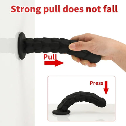 Fish Scale Anal Plug Dildo with Suction Cup Butt Plugs Prostate Massager Anal Masturbation Sex Toys For Woman Men Couples Gay