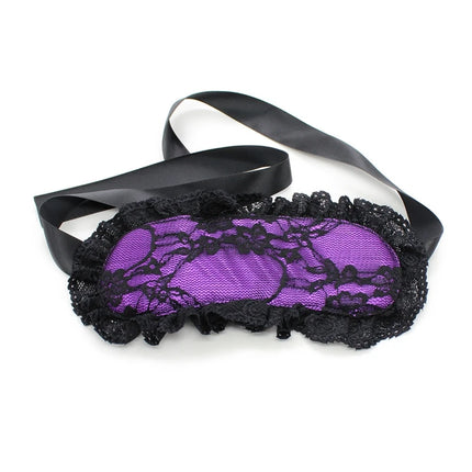 Sex Toys For Couples Multi Colors Eye Covers Erotic Bondage Tied Ribbon Role Play Accessories Handcuffs For Women Lace Eyemask