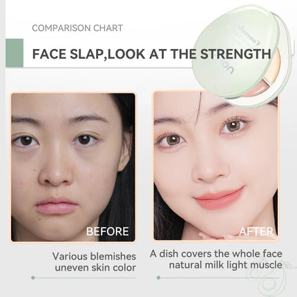 3D Contour Cream & Concealer Palette, Matte Finish, Long-Lasting, Conceal & Brighten Dark Circles, For Blemishes, Acne Marks