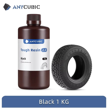 ANYCUBIC UV Tough Resin 2.0 Flexible 3D Printing Material For Photon Mono LCD 3D Printer 405nm High Precision 3D Printing Resion