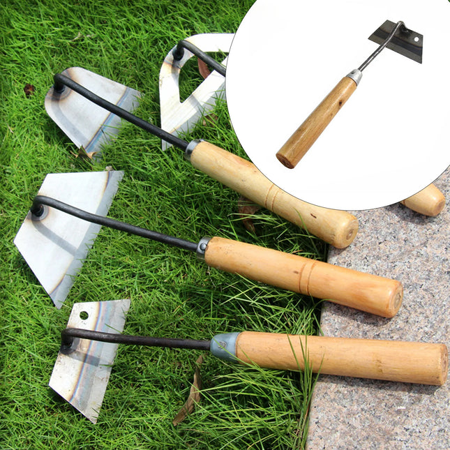 Garden Hoe Weeders Carbon Steel Gardening Hook and Weeding Tool Dual-Purpose Hardened Weeding Hoe for Easily Removing Weeds