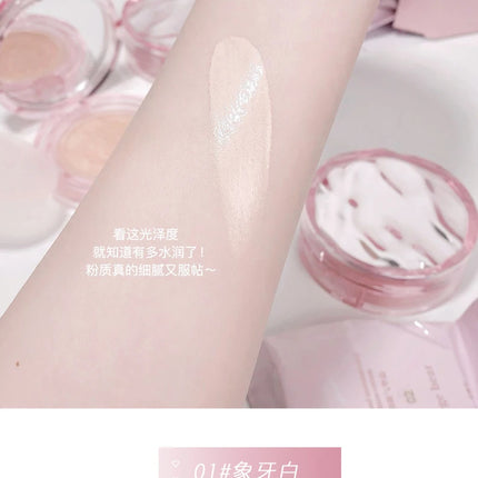 Gegebear Matte Cover Cushion, Oil Control Long-Lasting Makeup, Lightweight Concealer, Nude BB Cream Foundation, Student Lady Fre