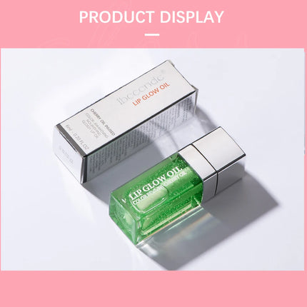 Crystal Jelly Moisturizing Lip Oil Plumping Lip Gloss Makeup Sexy Plump Lip Glow Oil Tinted Lip Plumper
