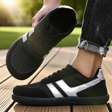Tenis De Hombre Wide Toe Box Barefoot Shoes Minimalist Breathable Comfortable Outdoor Walking Shoe Sports Casual Blue Shoes 2025
