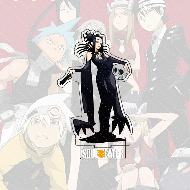 Anime Soul Eater 15cm Acrylic Character Black-star, Kid Standing Model Stand Desktop Decoration Gift