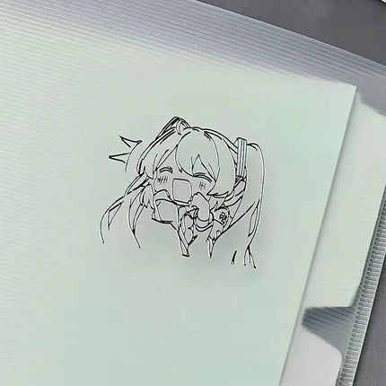 Hatsune Miku Anime Peripheral Metal Stickers Personalized Waterproof Stickers Cell Phone Headphones Laptop Decorative Gift