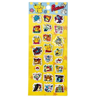 Genuine Pokemon Puffy Foam Stickers Anime Cartoon Pikachu Eevee 3D Decals for Girls Gifts Scrapbooking Phone Notebook Decor