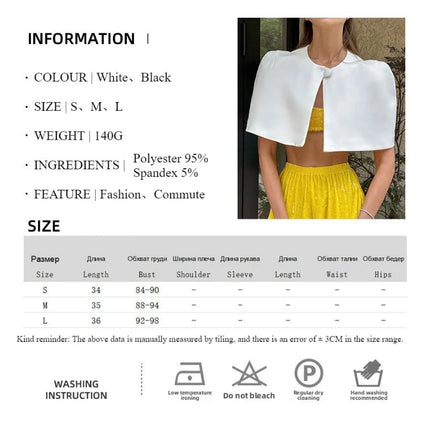 Summer Fashion Tanks Top Cover Up for Women Patchwork Commute Cardigan Cropped Top Clothes Female Elegant Solid Y2k Vest Top