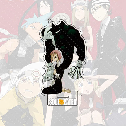 Anime Soul Eater 15cm Acrylic Character Black-star, Kid Standing Model Stand Desktop Decoration Gift