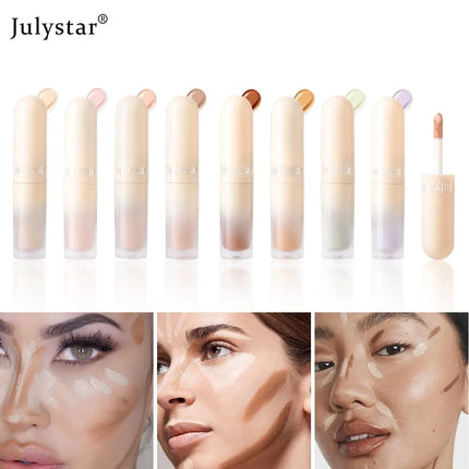 Waterproof Liquid Concealer Oil-control Lasting Cover Dark Circle Tattoo Acne Natural Full Coverage Lightweight Concealer Makeup