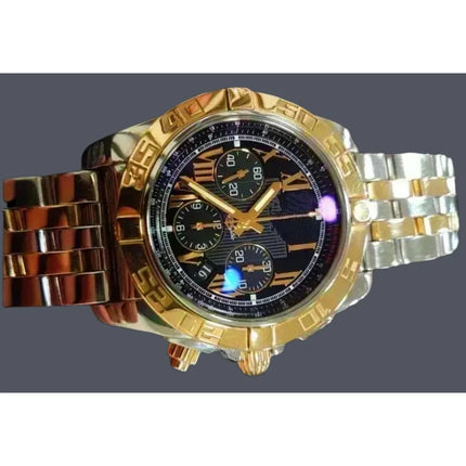 2026A111.44mm high-quality men's luxury quartz movement watch, chronograph, date watch, stainless steel men's watch
