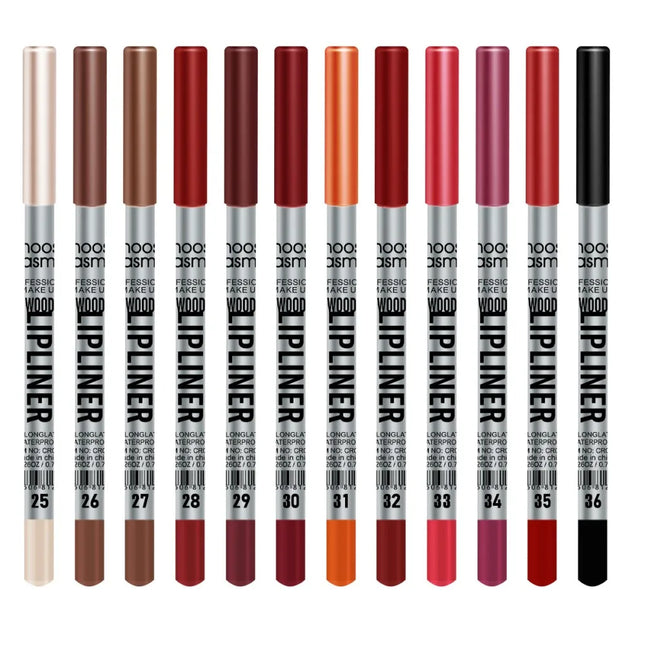 Luxury Matte Lip Liner, Long-Lasting, Smooth Application for Perfect Outline & Filling, Versatile Shades for All Skin Types
