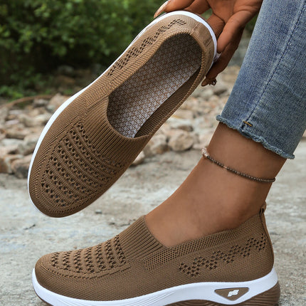 Fashionable casual single shoes, breathable and comfortable women's shoes, sports vulcanized shoes, anti-slip flat shoes