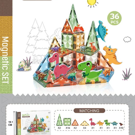 7.5cm Magnetic Building Blocks Construction Children Magnet Tiles Montessori Educational Toys for Kids Birthday Gifts