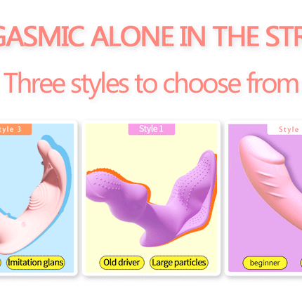 Wearable Dildo Vibrator G Spot Clitoris Stimulator Butterfly Vibrating Panties Erotic Toy Adult Toy for Women Orgasm Masturbator