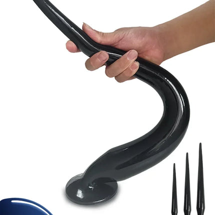 Long Anal Plug Dildo Super Soft Flexible Butt Plug Prostate Massage Anal Dilator Long Dick Ass Sex Toys For Men Women Couples