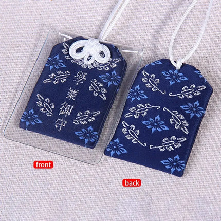 Small Blessing Japanese Prayer Lucky Charm Fortune Omamori Pray Chinese Pendant Beauty Success Couple Keychain Friend Kid Gift