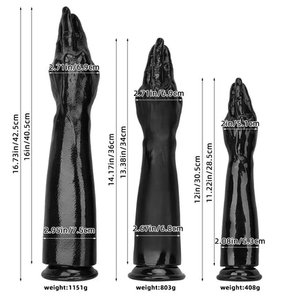 Big Fist Dildos Male Anal Dilation Masturbation Sex Toy Soft Hands Female Vaginal Stimulation for Gay and Lesbian Men