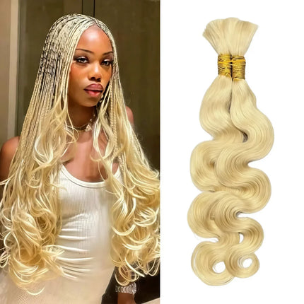 Human Braiding Hair Body Wave Bulk Human Hair 100g No Weft Human Hair Bundles For Boho Braids Brazilian Human Hair Extensions